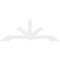 Ekena Millwork Vanguard Architectural Grade PVC Gable Bracket, 108"W x 40 1/2"H x 2"D x 6"F, 9/12 Pitch GBP108X41X0206VAN00 - alternate 5